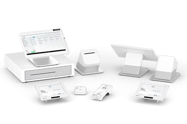 Image of all the clover payment processing equipment.